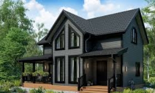 Проекты каркасных домов с террасой от 3641 рублей | Строй-Мнж